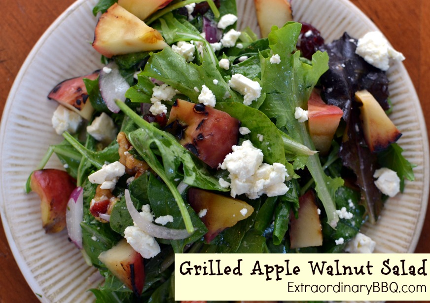 Grilled Apple Walnut Salad