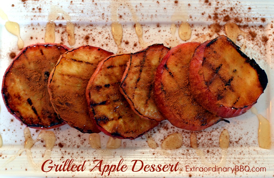 Grilled Apple Slices Dessert