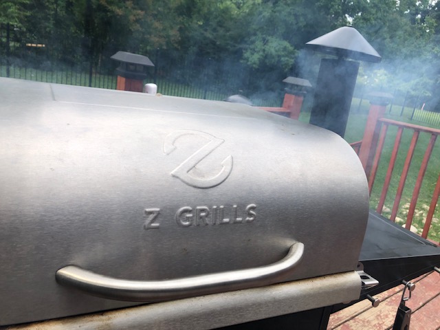 Z Grills Smoking at 180F