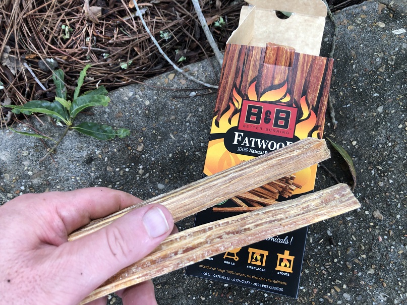 Fatwood fire starter sticks