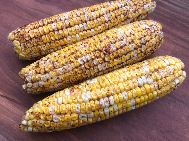 Smoked Corn on the Cob on a pellet Grill