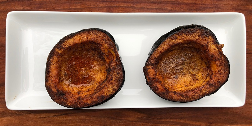 Smoked Squash on a Platter