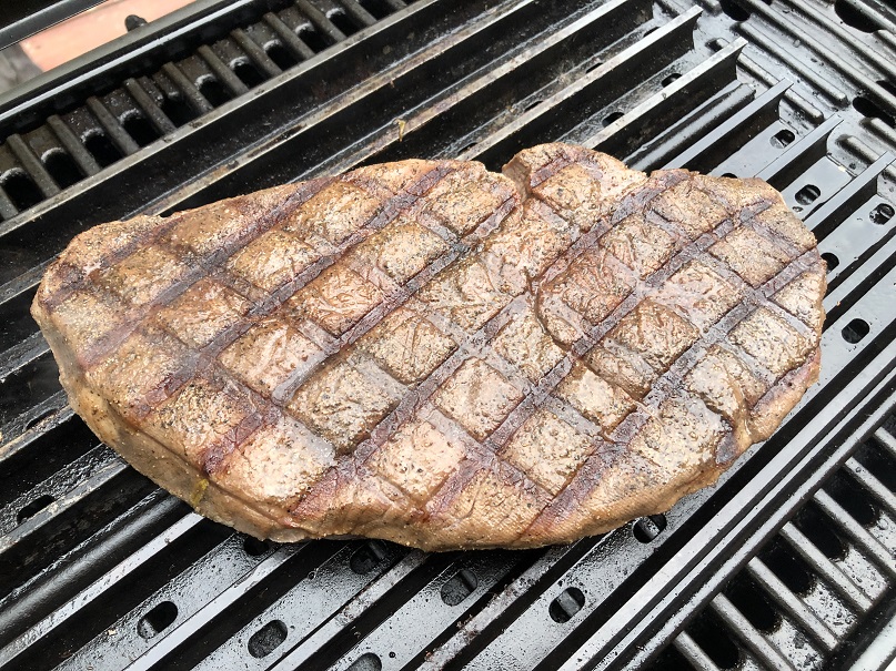 Searing London Broil on a Grill