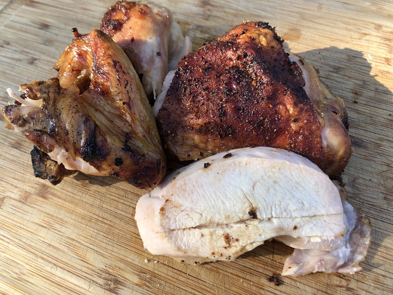 Sliced Smoked Chicken Pieces