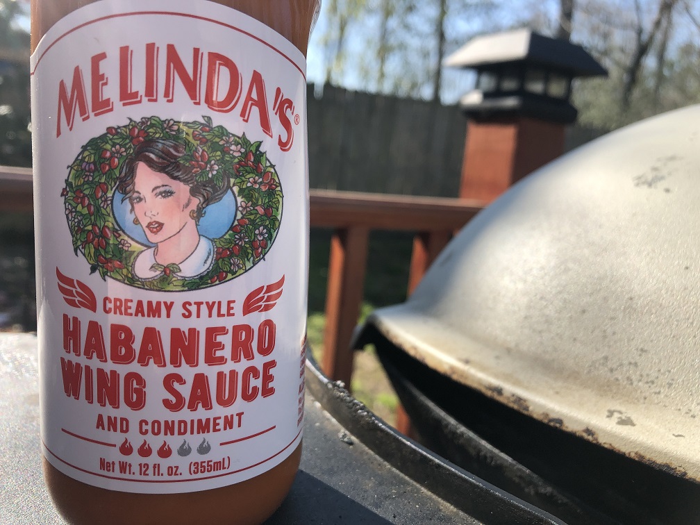 Bottle of Melinda's Habanero Wing Sauce