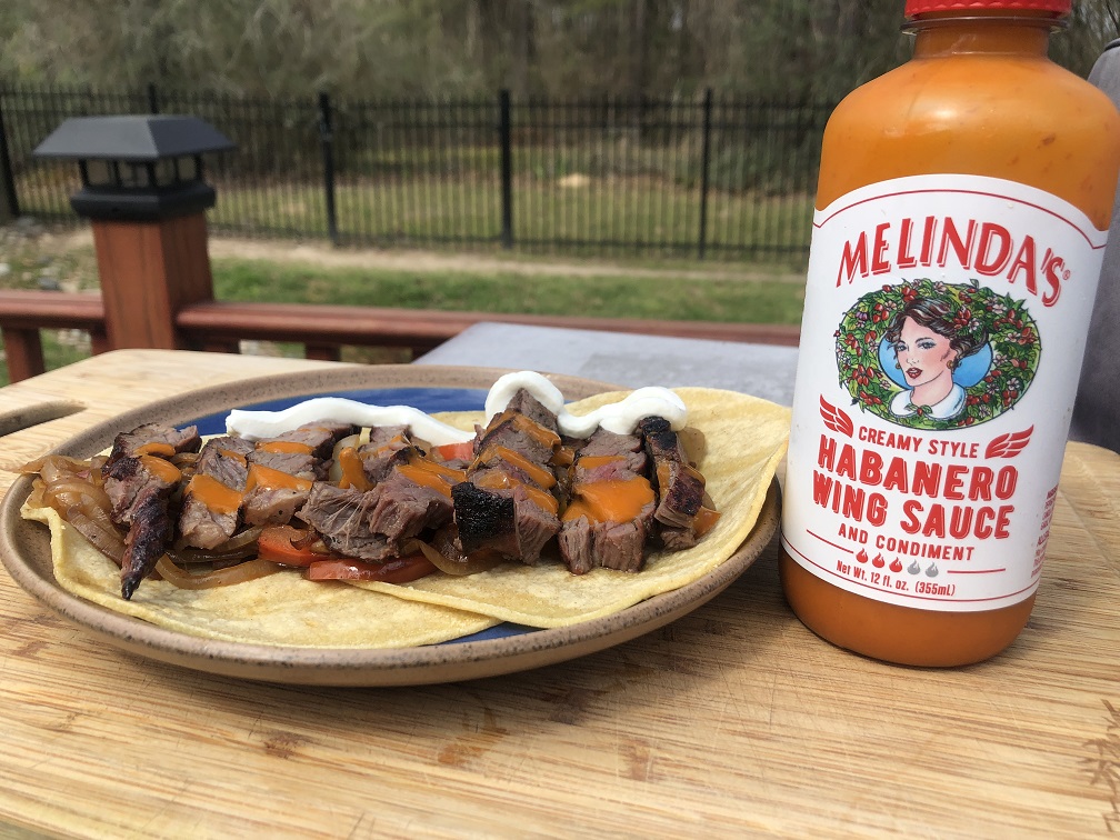 Flank Steak Tacos with Habanero Sauce