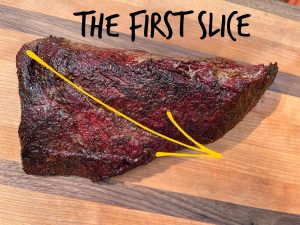 First Slice of the Tri Tip