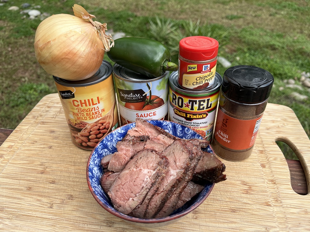 Ingredients for Tri Tip Chili