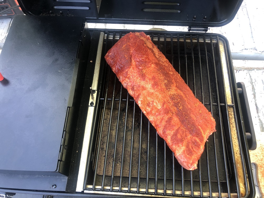 Baby Back Ribs on Portable Pellet Grill