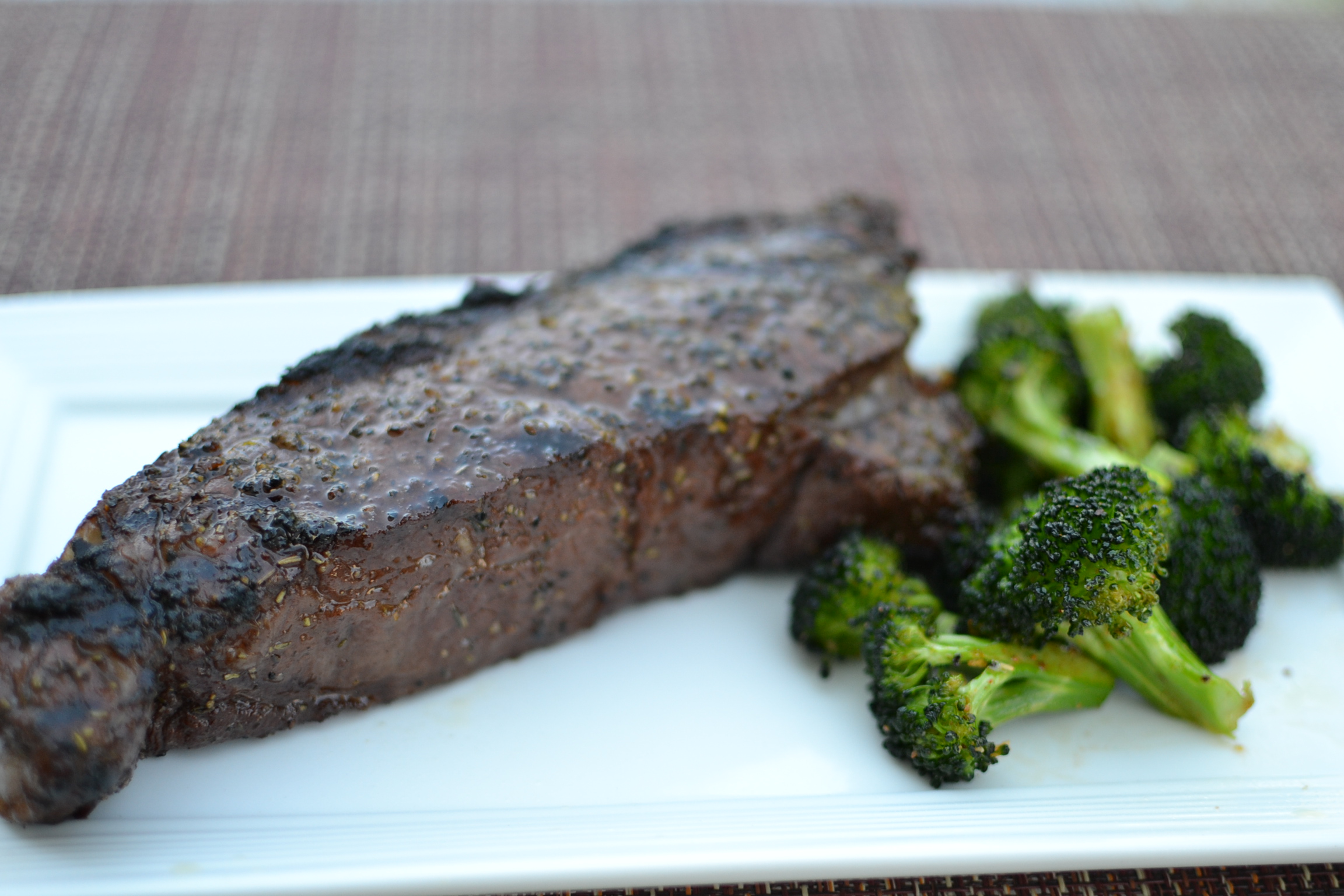 Grilled Bison Strip Steak Recipe