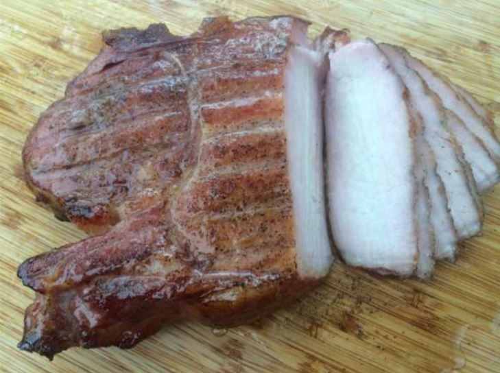Perfectly Smoked Pork Chop