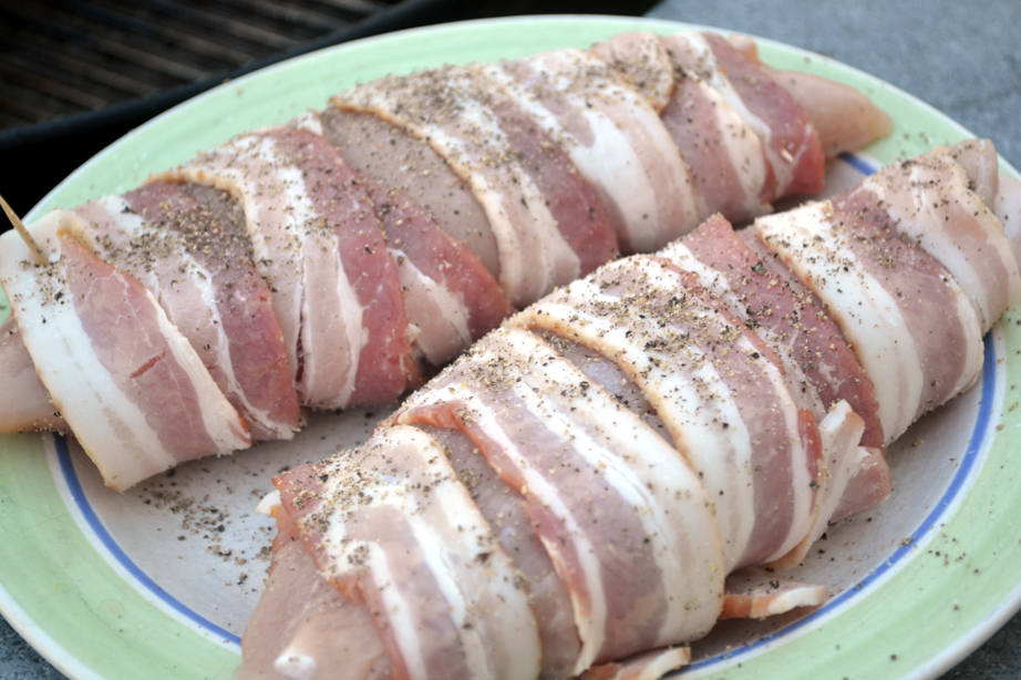 Bacon Wrapped Around Turkey Before Cooking