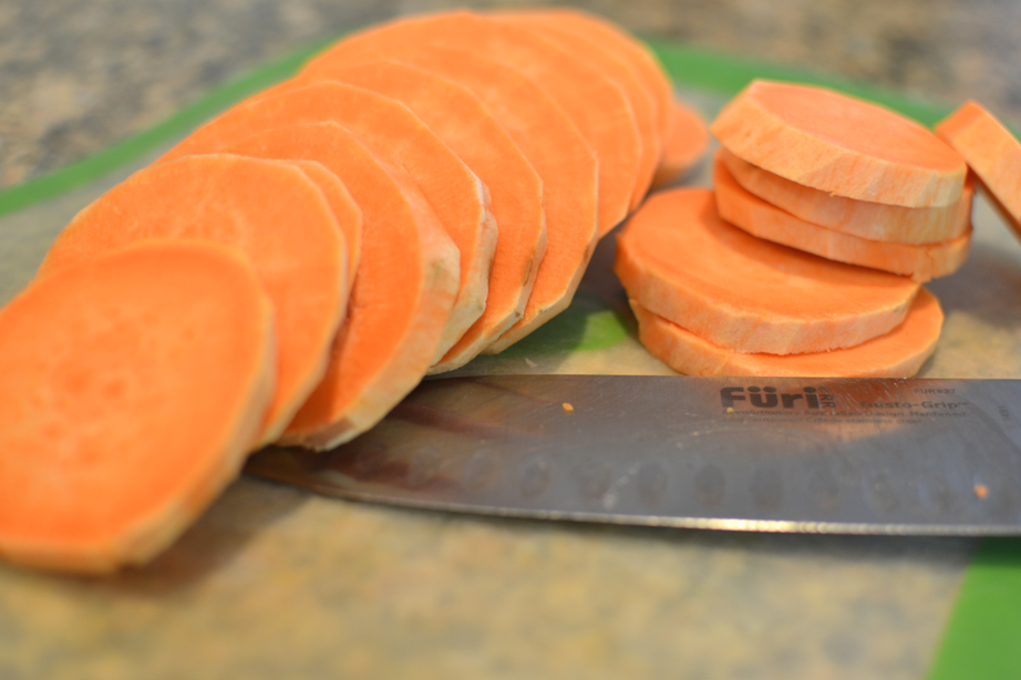 Sliced Sweet Potatoes