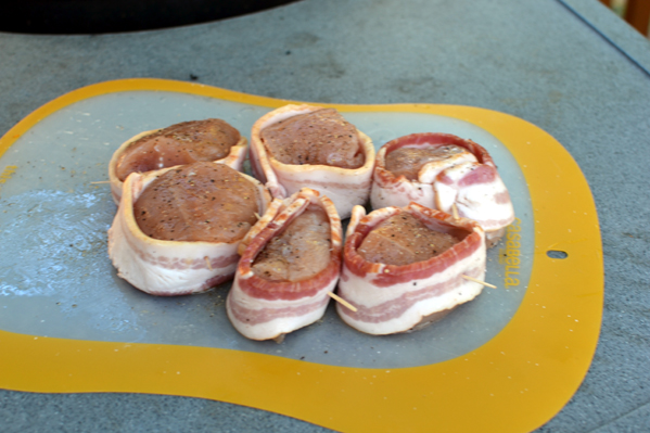 Turkey Medallions wrapped in bacon