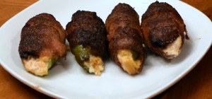 Smoked Wild Game Poppers on a Plate