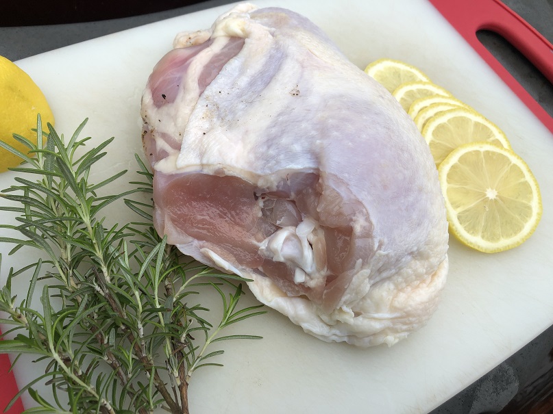 Bone In Chicken Breast with Rosemary and Lemon
