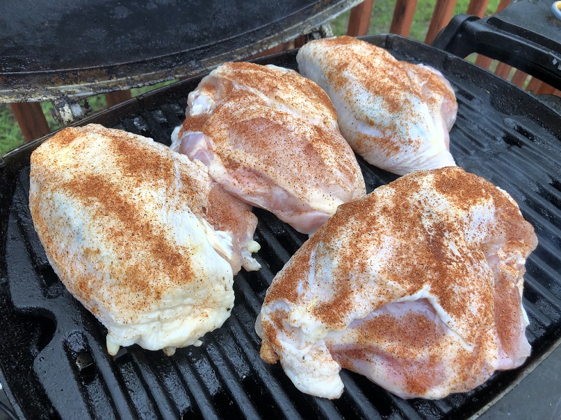 Chicken Breasts on Weber Q1200