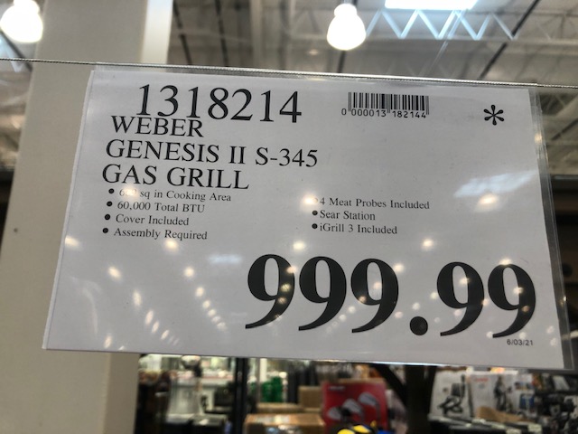 Costco Price for Genesis II S 345