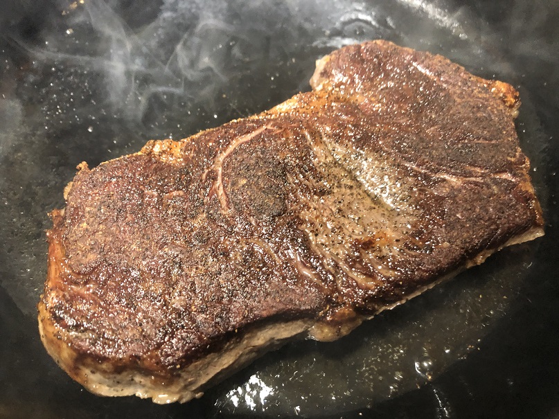 Sear the Steak in its Own Fat