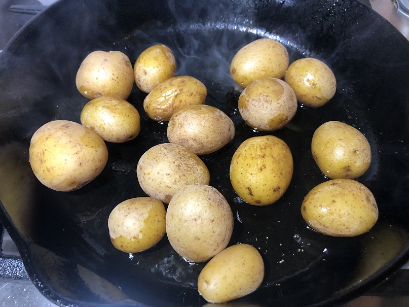 Yukon Gold Potatoes in Wagyu Fat