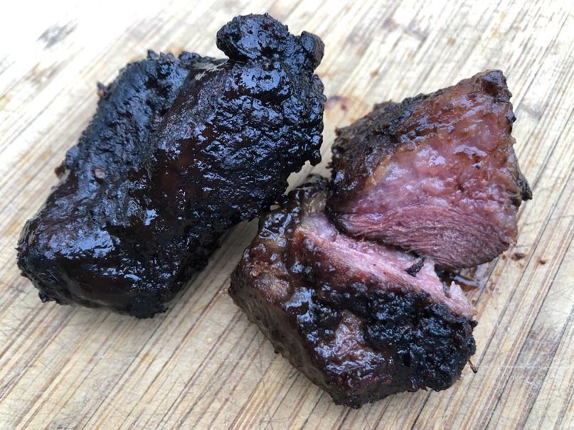 Reheated Burnt Ends from Costco