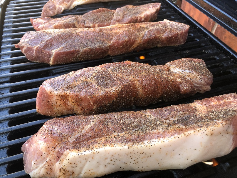 Season the Ribs with Salt and pepper