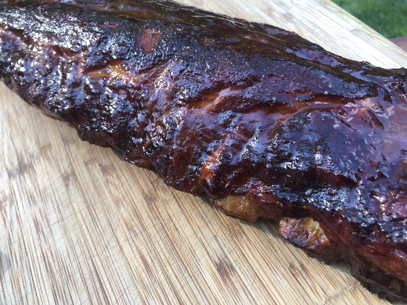 Hot and Fast Ribs with BBQ Sauce